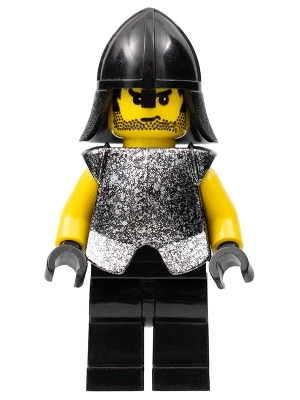 Knights' Kingdom II - Rogue Knight 5 (Black Legs, Speckle Breastplate, Black Neck-Protector)
Komplett i god stand