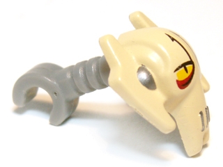 Minifigure, Head, Modified SW General Grievous (Clone Wars) Tan Pattern
I god stand.
