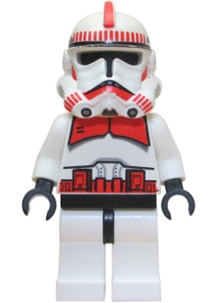 Clone Trooper Episode 3, Red Markings, ´Shock Trooper´
Komplett i god stand.