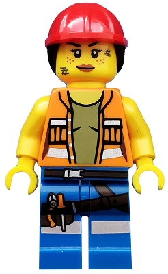 Gail the Construction Worker, The LEGO Movie (Minifigure Only without Stand and Accessories)
Komplett i god stand.