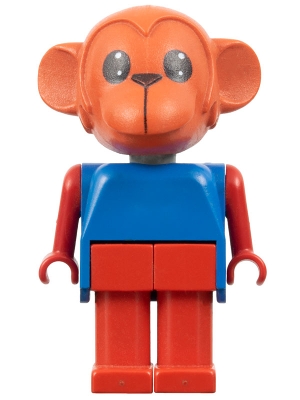 Fabuland Monkey - Mark Monkey, Red Head, Legs and Arms, Blue Top
Komplett i god stand.