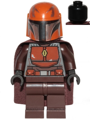 Mandalorian Tribe Warrior - Male, Dark Brown Cape, Dark Orange Helmet
Komplett i god stand.