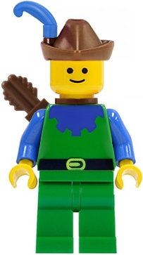 Forestman - Blue, Brown Hat, Blue Feather, Quiver
Komplett i god stand.