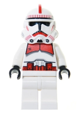 Clone Shock Trooper, Coruscant Guard (Phase 2) - White Hips, Black Head
Komplett  i god stand.