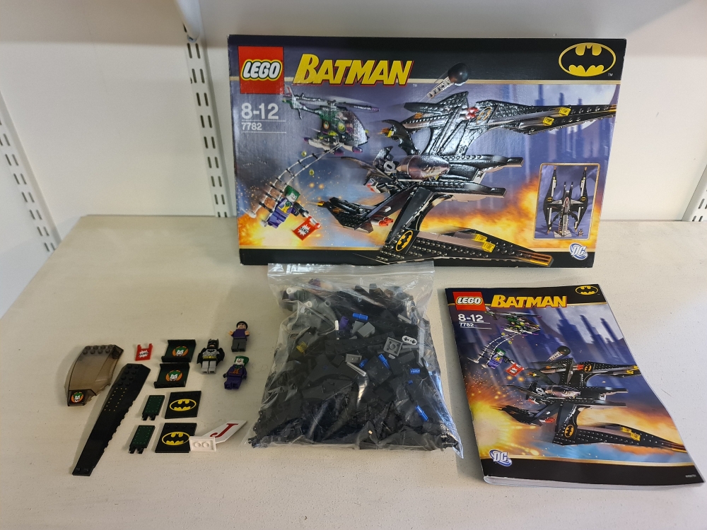 Sett 7782 fra Lego Batman 1 serien.
Meget pent. Aldri lekt med.
Med manual og eske.