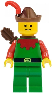 Forestman - Red, Brown Hat, Red Feather, Quiver
Komplett i god stand.