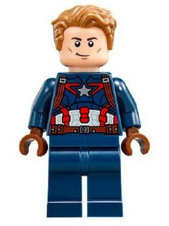 Captain America - Detailed Suit, Dark Brown Eyebrows
Komplett med skjold. God stand.