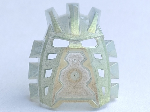 Bionicle Mask Avohkii with Gold Glitter Coating Pattern
I god stand.