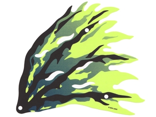 Cloth Wing Dragon Right with Black and Dark Blue Streaks Pattern
I god stand.