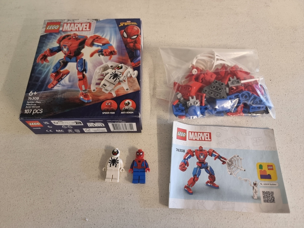 Sett 76308 fra Lego Super-Heroes : Spider-Man serien.
Som nytt.
Komplett med manual og eske.