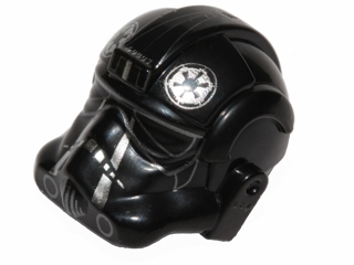 Minifigure, Headgear Helmet SW Stormtrooper Type 2, TIE Fighter Pilot Pattern 2
I god stand.