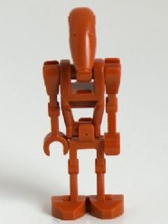 Battle Droid - Dark Orange, Bent Arm and Straight Arm
Komplett i god stand.