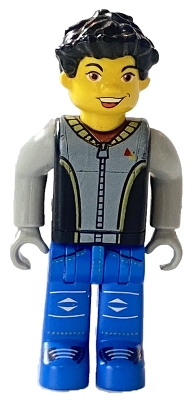 Max, Black Torso, Light Gray Arms, Blue Legs (4143768)
I god stand.