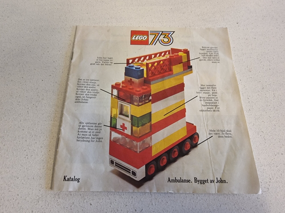 Katalog fra 1973
Norsk utgave.