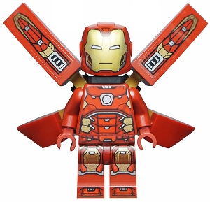 Iron Man - Silver Hexagon on Chest, Wings with Stickers
Komplett i god stand.