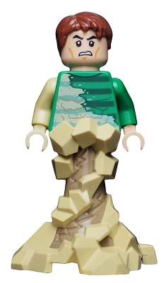 Sandman - Green Outfit, Tan Sand Form with Swirling Base
Komplett i god stand.