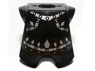 Minifigure Armor Breastplate with Leg Protection with Evil Knight Silver Diamond Pattern
I god stand.