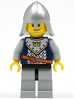 Fantasy Era - Crown Knight Scale Mail with Crown, Helmet with Neck Protector, Smirk and Stubble Beard
Komplett i god stand.