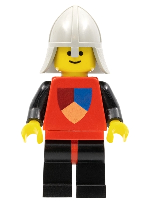 Classic - Knights Tournament Knight Red, Black Legs with Red Hips
Komplett. Noen bruksmerker. Fin print.