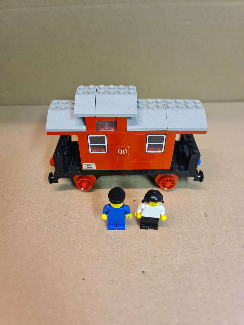 Sett 164 fra Lego Train : 4.5V serien.
Bygget som A-modell. Komplett modell A