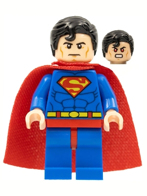Superman - Blue Suit, Spongy Cape, Hair with Front Curl, Frown / Red Eyes
Komplett i god stand.