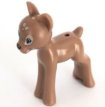 Deer, Friends Style, Baby Fawn with Medium Azure Eyes, Black Eyelashes and Nose, Tan Eye Patches and Spots Pattern
I god stand.