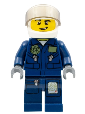 Police - City Helicopter Pilot, Dark Blue Jumpsuit
Komplett i god stand.