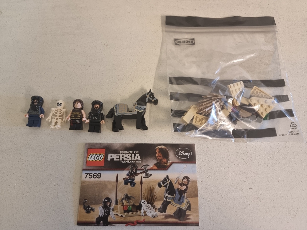 Sett 7569 fra Lego Prince of Persia serien.
Som nytt.
Komplett med manual.