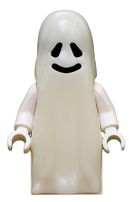 Ghost with 1 x 2 Plate and 1 x 2 Brick as Legs
Komplett i god stand.