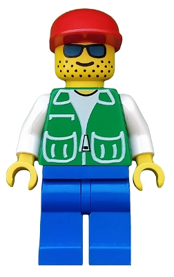 Jacket Green with 2 Large Pockets - Blue Legs, Red Cap
Komplett i god stand.