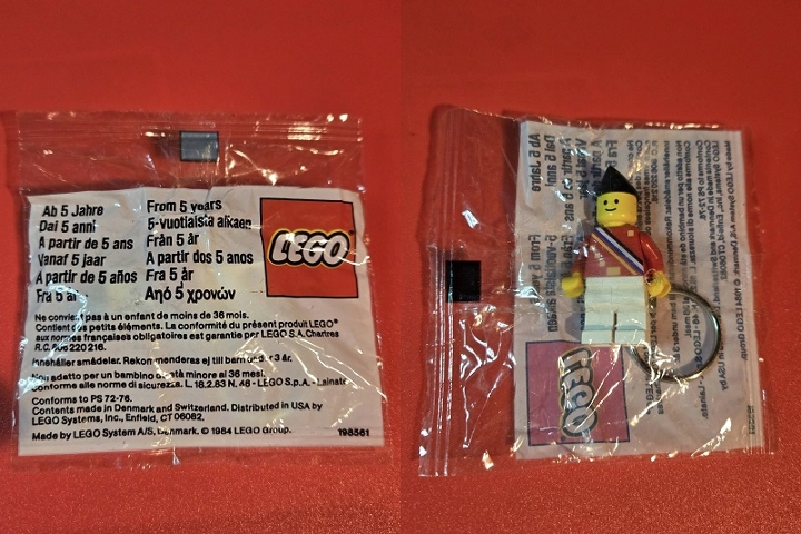 Legoland Ambassador Key Chain - Stripes on Back (198561)
Uåpnet i poybag. Meget sjelden.