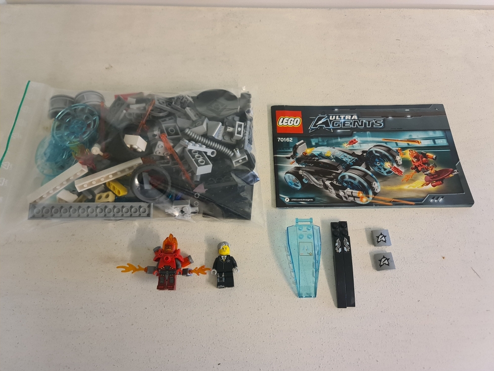 Sett 70162 fra Lego Ultra Agents serien.
Meget pent.
Komplett med manual.