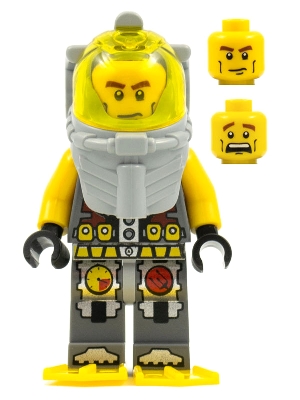 Atlantis Diver 1 - Axel - With Yellow Flippers and Trans-Yellow Visor
Komplett i god stand.