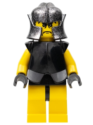 Knights' Kingdom II - Rogue Knight 4 (Yellow Legs, Black Breastplate, Speckle Cheek Protector Helmet)
Komplett i god stand.