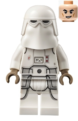 Snowtrooper, Printed Legs, Dark Tan Hands, Cheek Lines, Lopsided Grin
Komplett i god stand.