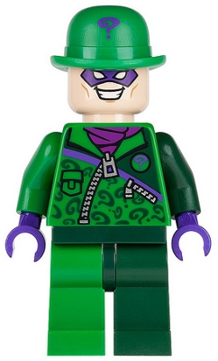 The Riddler - Green and Dark Green Zipper Outfit
Komplett i god stand.
