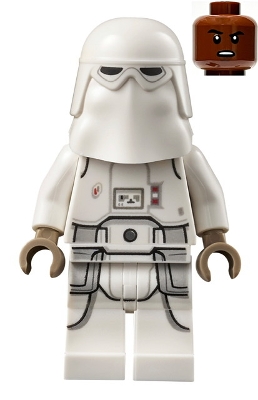 Snowtrooper - Male, Printed Legs, Dark Tan Hands, Reddish Brown Head, Grimace
Komplett i god stand.