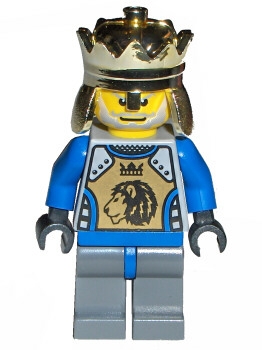 Knights Kingdom II - King Mathias with Blue Arms
Komplett i god stand.