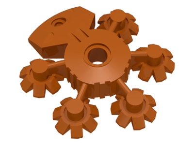 Bionicle Weapon 5 x 5 Shield with Gear Tips
I god stand.