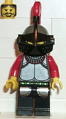 Knights Kingdom I - Knight 1, Dark Gray Helmet, Black Visor
Komplett i god stand.